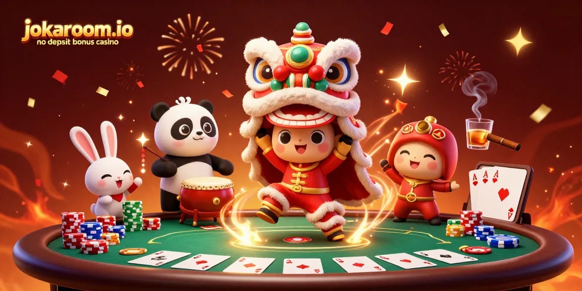Get ready for fun at jokaroom.io no deposit bonus casino with exciting poker games and vibrant characters!