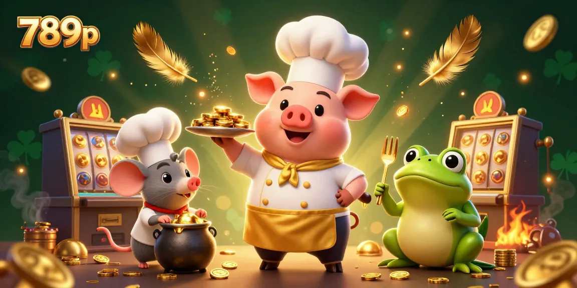 Engage with the 789p casino experience, featuring vibrant gold coins and 3D characters promoting gaming excitement.
