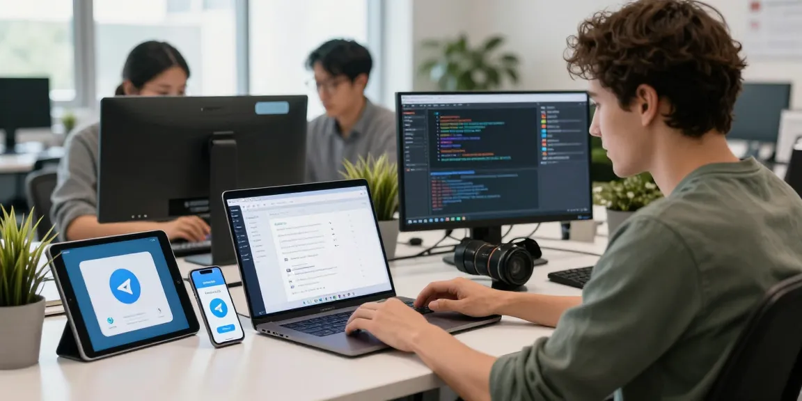 Experience seamless communication with Telegram Download in a modern workspace.