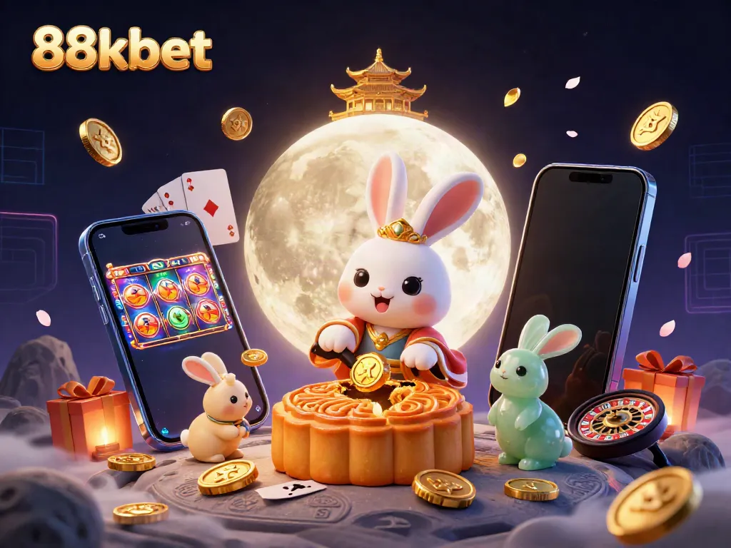 Experience the vibrant world of 88kbet through an enchanting scene of fortune and play.