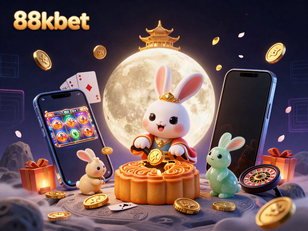 Experience the vibrant world of 88kbet through an enchanting scene of fortune and play.